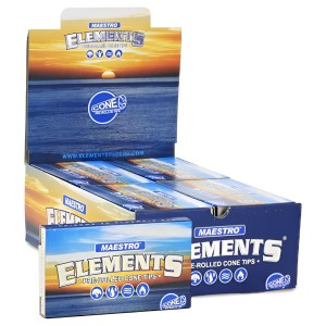 Elements Pre Rolled Conical Tips Maestro - 21pk/ 20ct Display